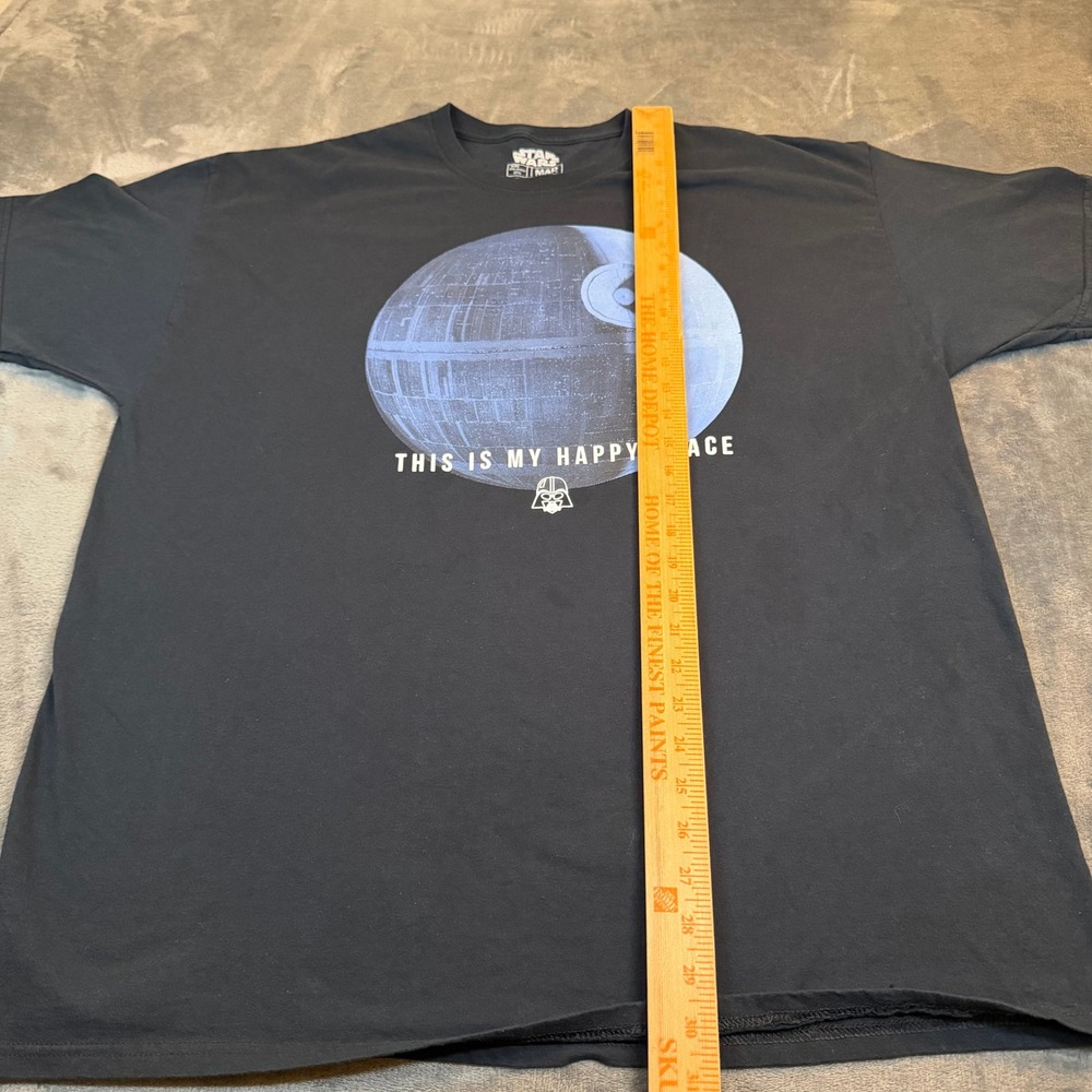 Star Wars Mad Engine Death Star T Shirt Mens XXL Black Graphic Tee - Picture 7 of 8